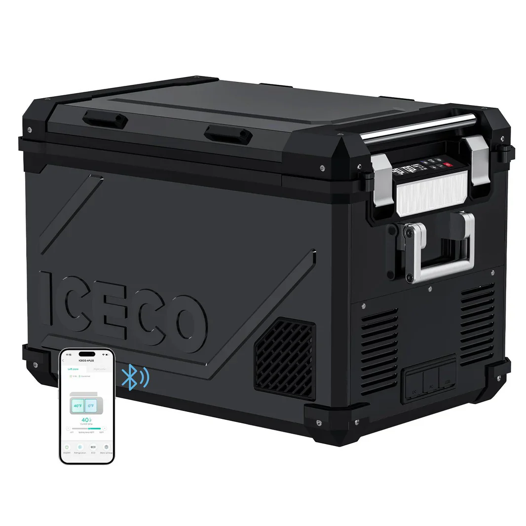 Refrigerateur/Congelateur ICECO 55L Double Compartiments - Noir