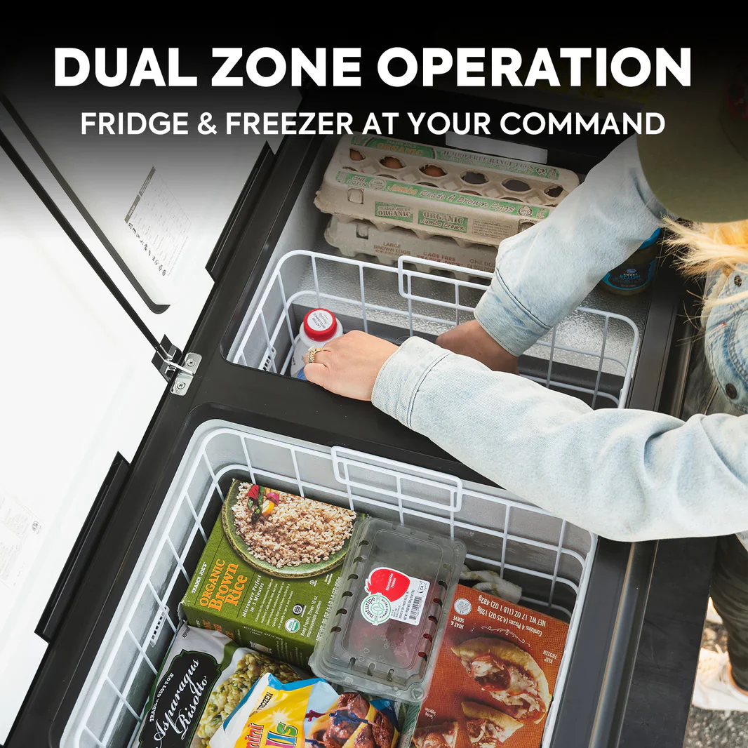 Refrigerateur/Congelateur ICECO 90L Double Compartiments - Noir - Image 8