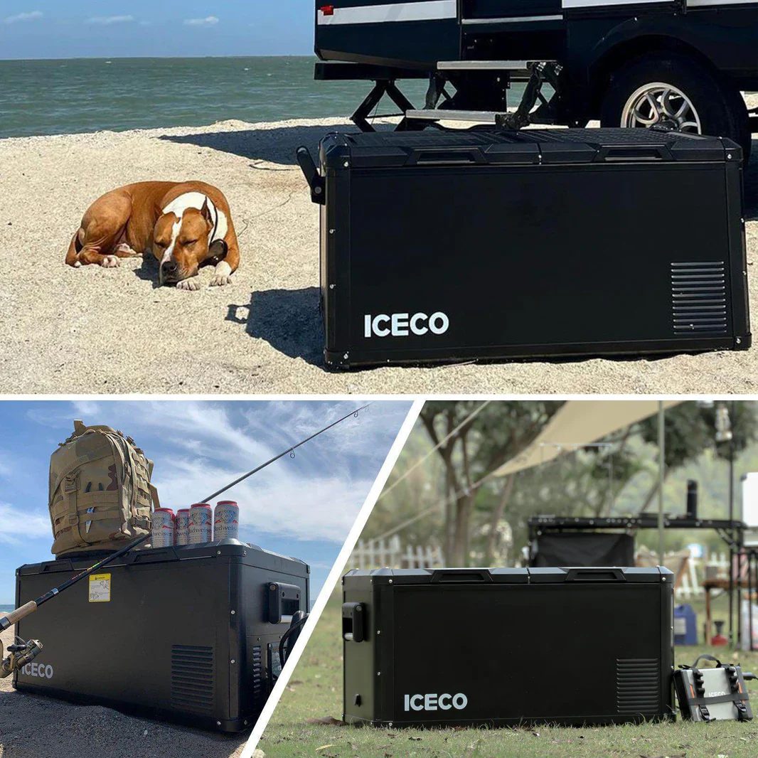 Refrigerateur/Congelateur ICECO 90L Double Compartiments - Noir - Image 9