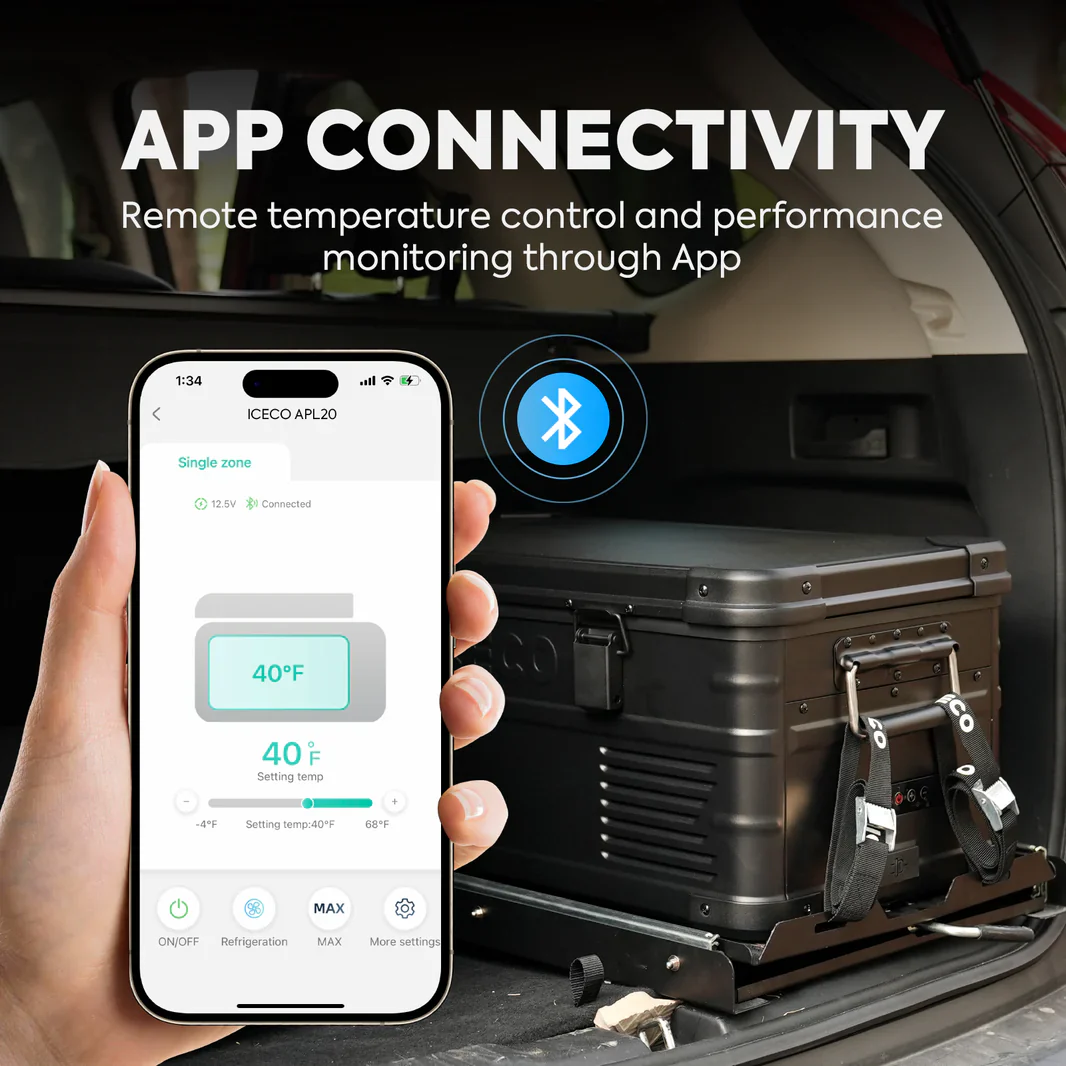 Réfrigérateur/Congélateur ICECO APL20 20L Black - Portable & Connecté - Image 8