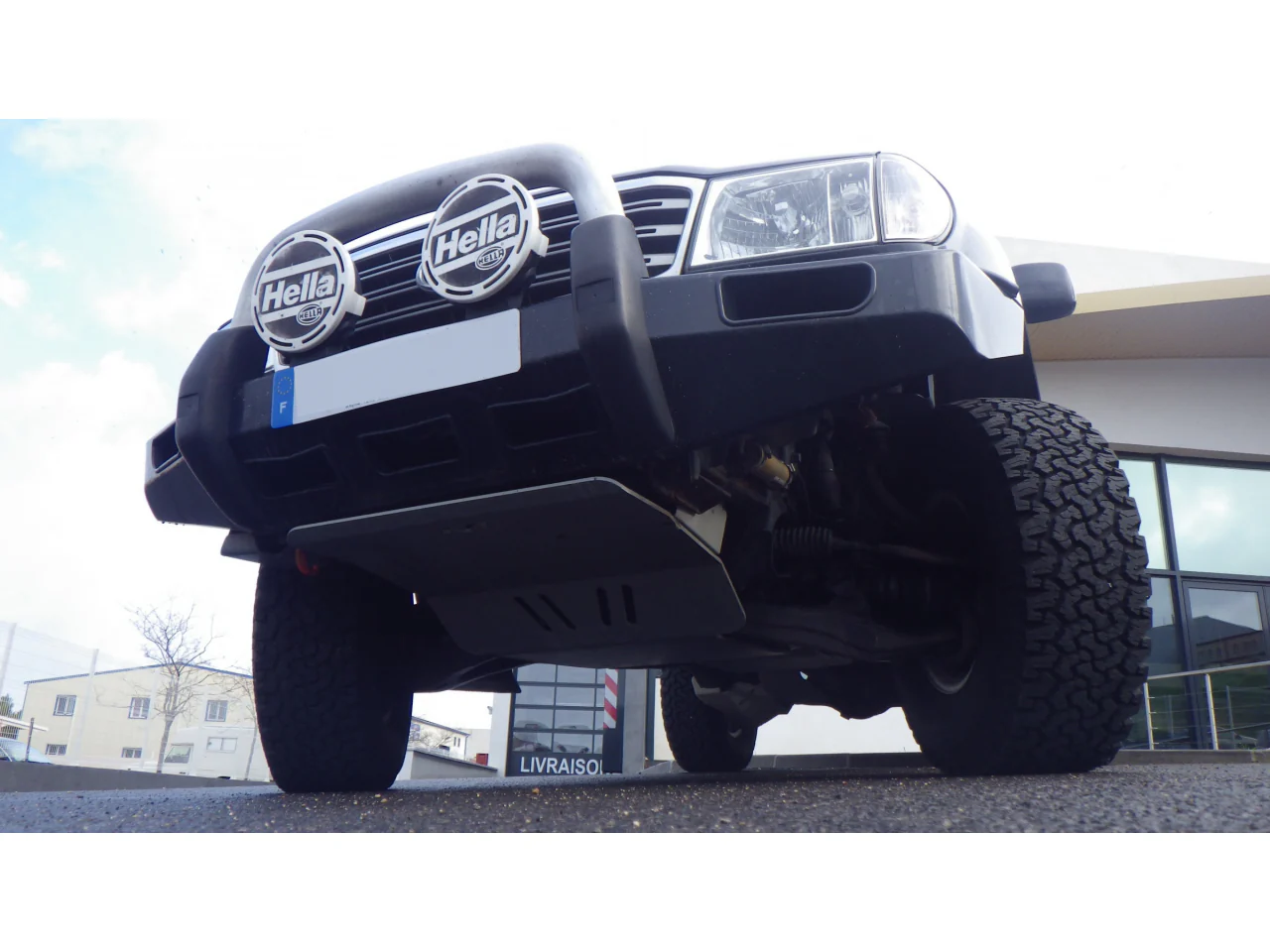 Ski de protection avant en aluminium de 8mm pour Toyota HDJ100 avec pare-chocs TJM N4-Offroad - Image 3