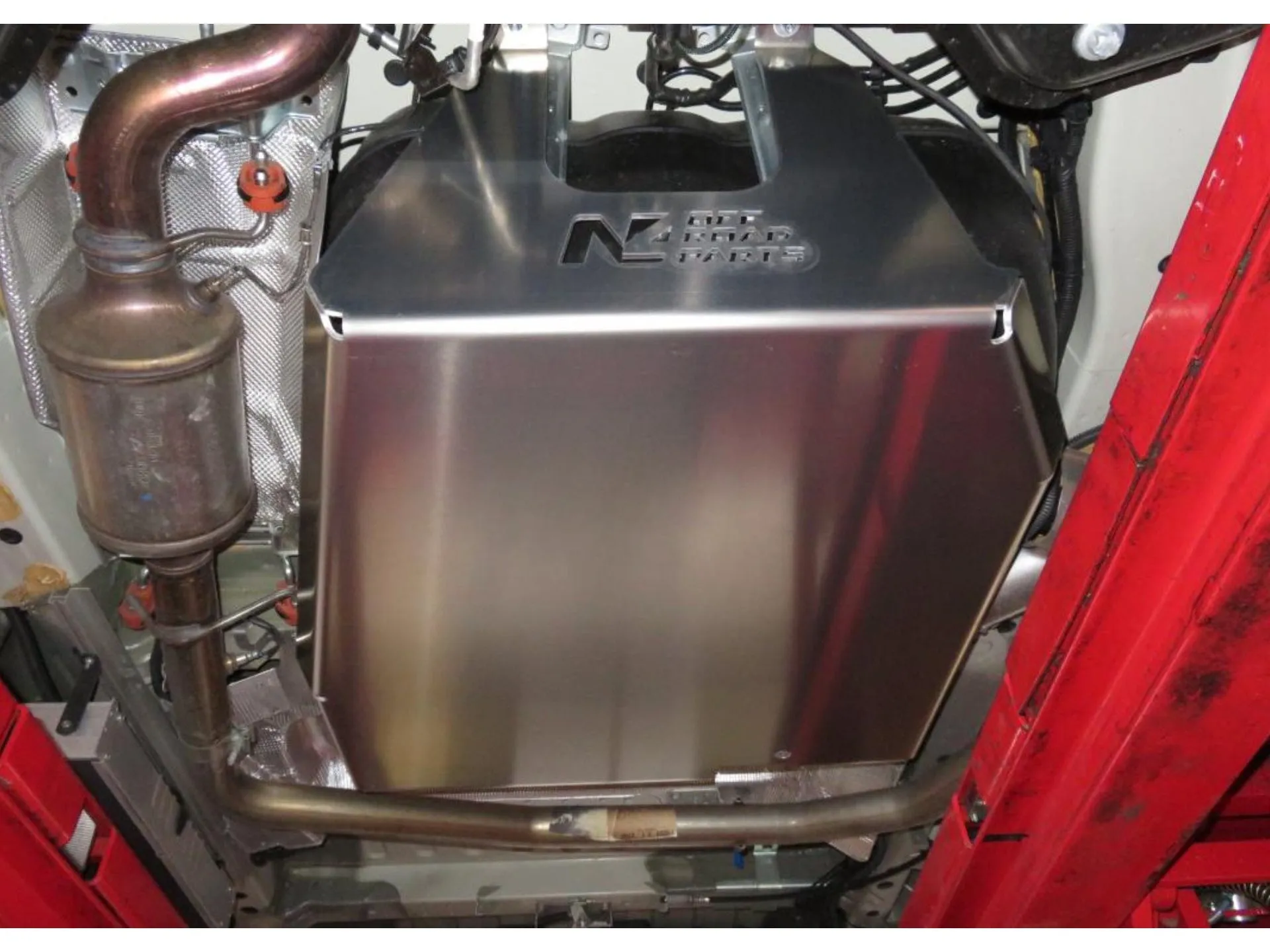 Ski de protection / Blindage réservoir Gasoil & AdBlue N4 - Aluminium 6mm - Fiat Ducato 2015+ BVA