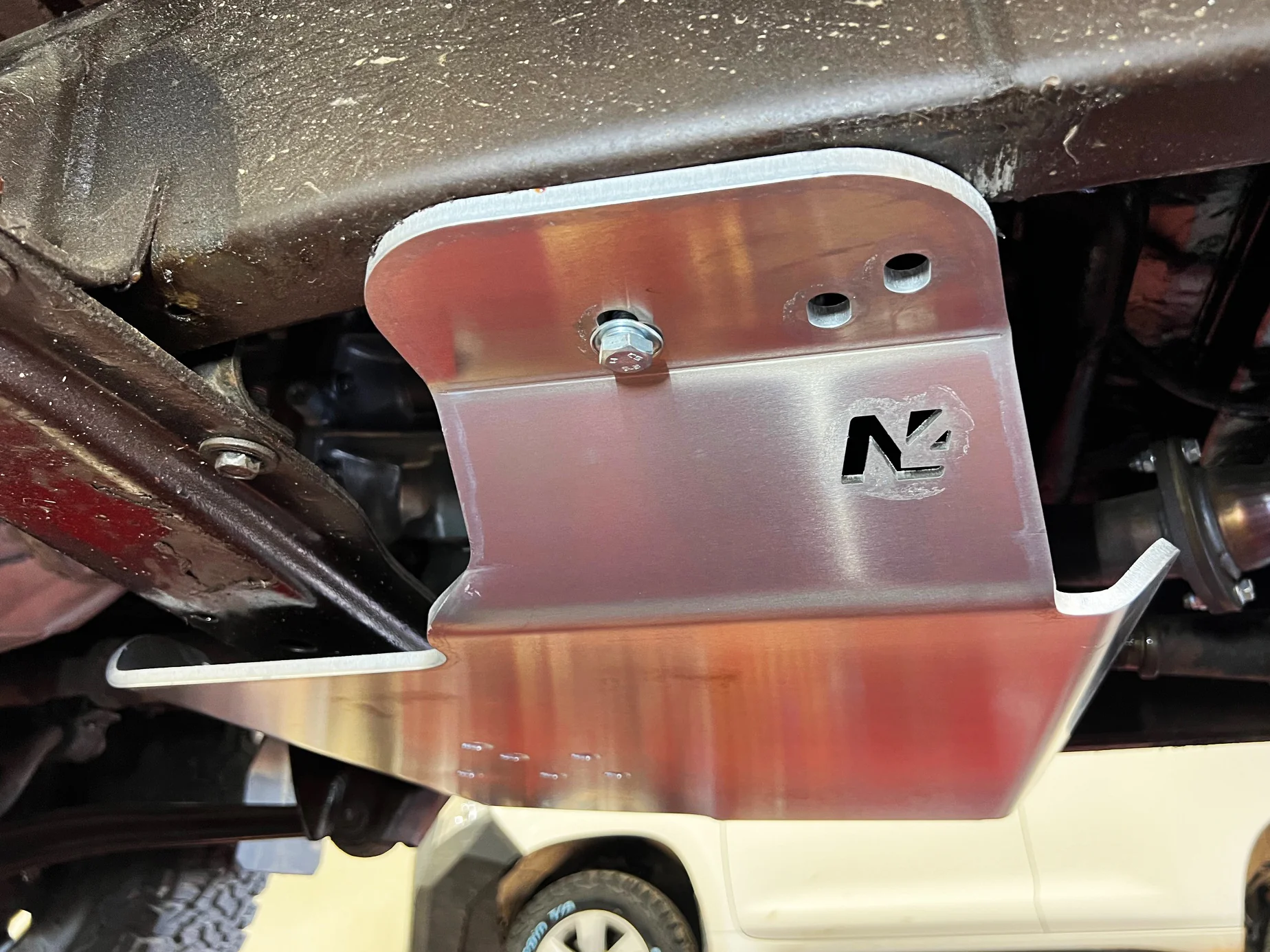 Ski de protection boîte de transfert en aluminium de 8mm pour Toyota GRJ71 HZJ71 HZJ74 N4-Offroad - Image 3