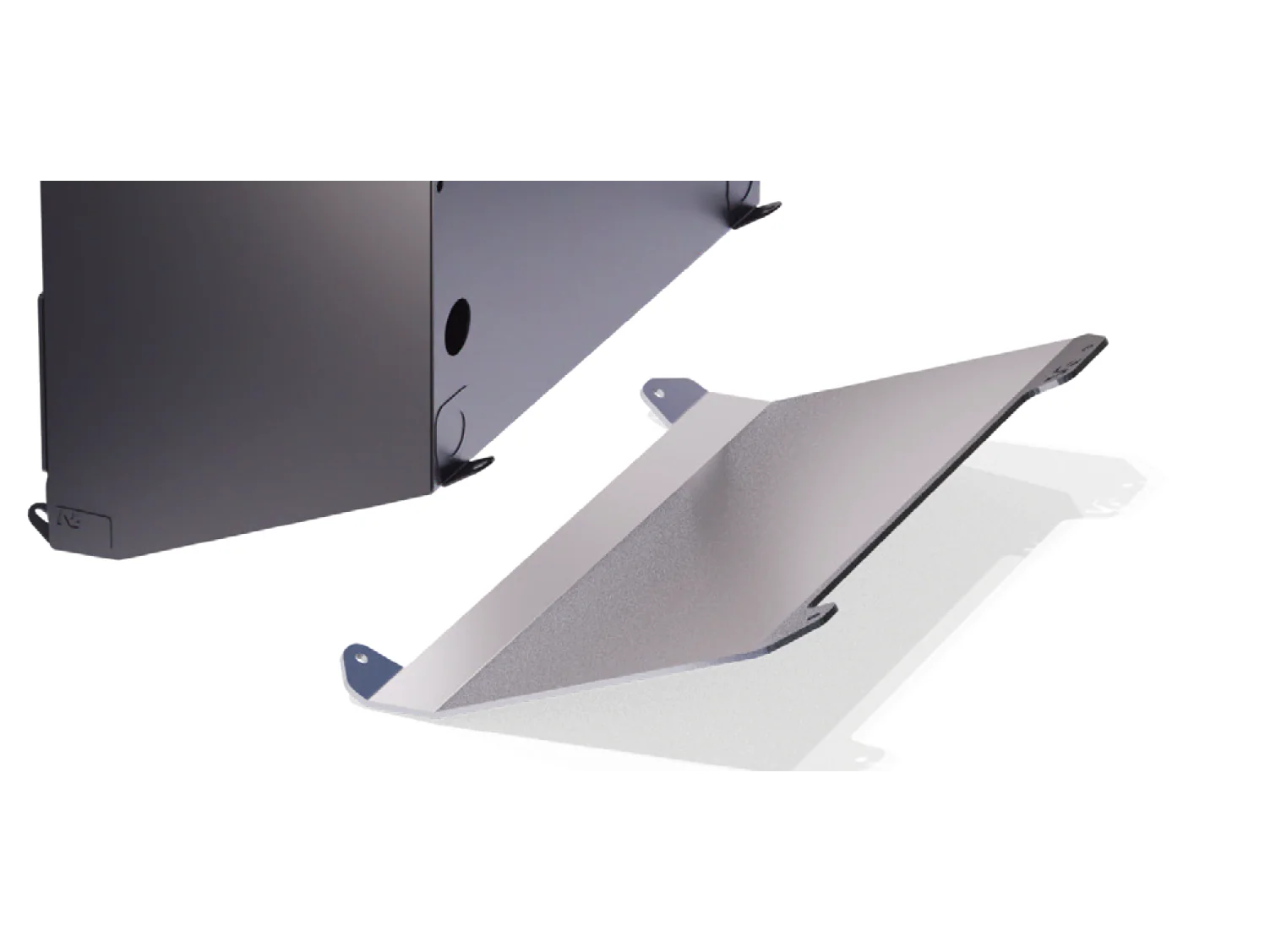 Ski de protection de réservoir supplémentaire en aluminium de 6mm pour Iveco Daily 3 4x4 phase 2 après 2019 N4-Offroad
