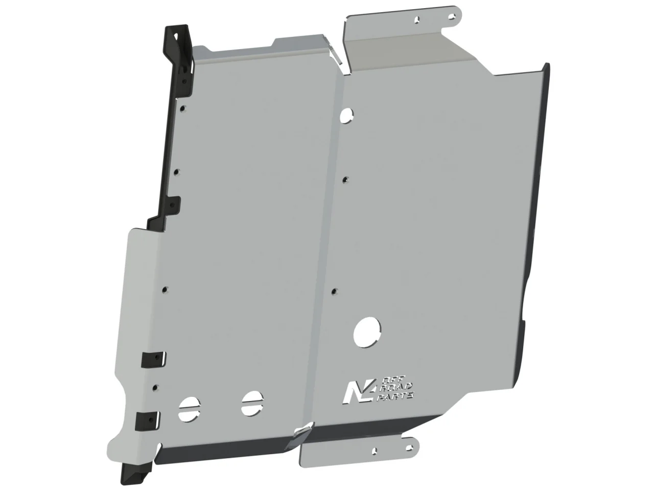 Ski de protection en aluminium de 8mm boîtes vitesses - transfert Jeep Wrangler JL 3.6 V6 5 portes et Gladiator 3.6 V6 Pentastar N4-Offroad