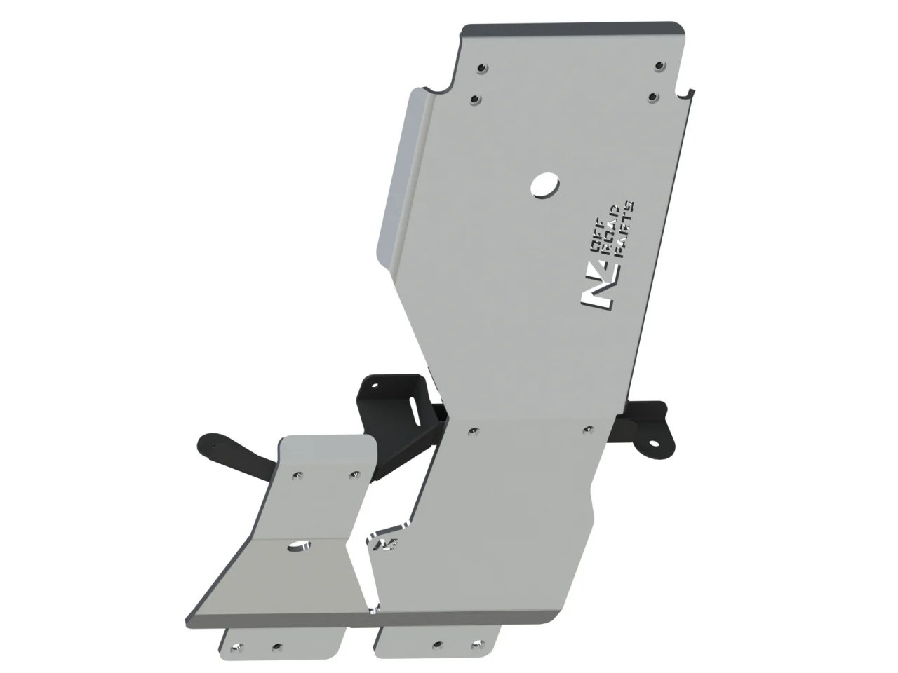 Ski de protection pont avant et boîte de vitesses en aluminium de 10mm pour Iveco Daily III 4x4 après 10/2019 N4-Offroad