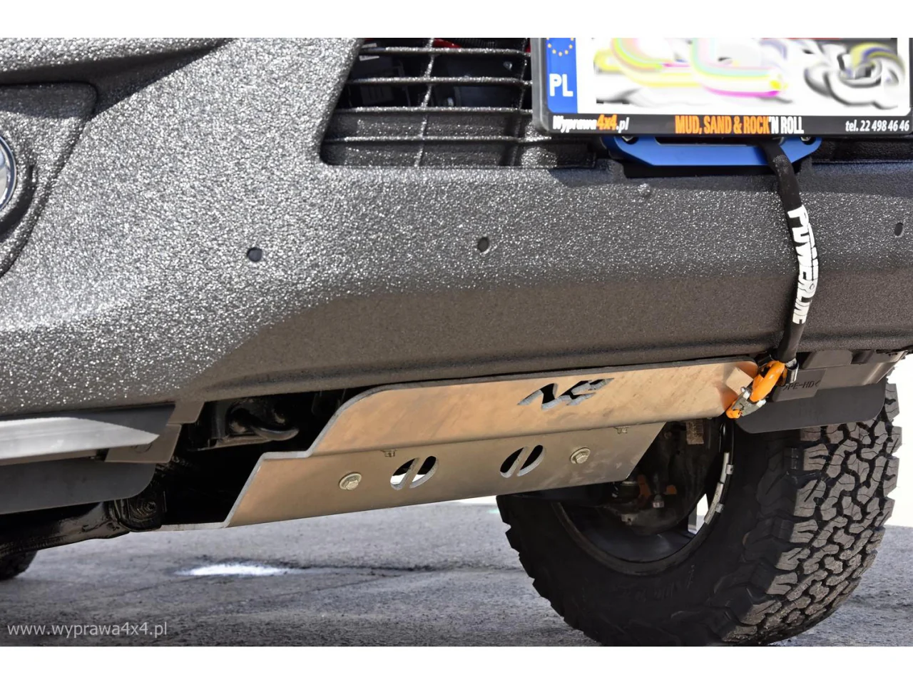 Ski de protection boîte de transfert en aluminium de 8mm pour Iveco Daily 4x4 07/2014-10/2019 N4-Offroad - Image 6