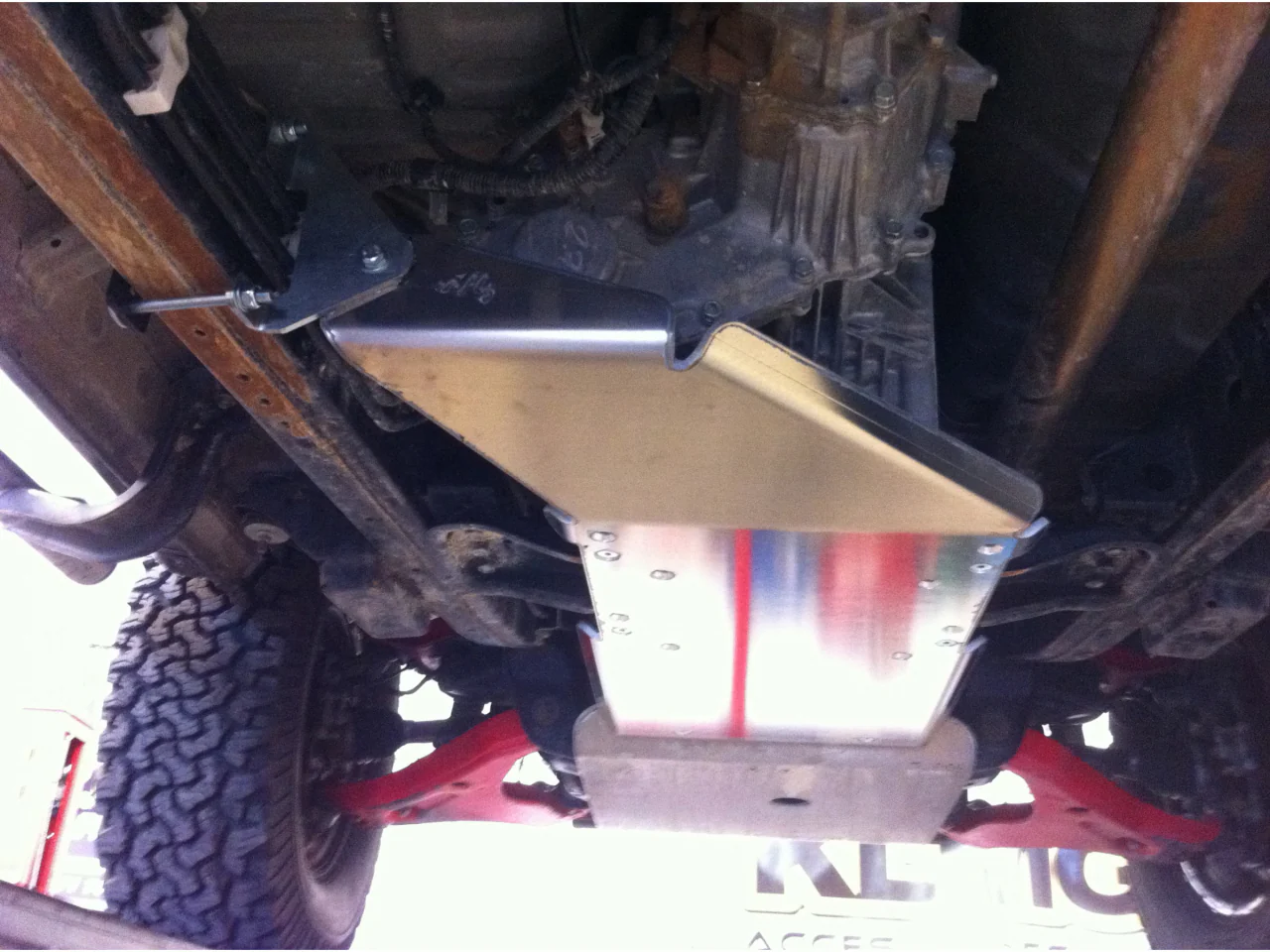 Ski de protection boîtes vitesses et transfert en aluminium de 8mm pour Mitsubishi L200 2005-2015 BVA N4-Offroad - Image 4