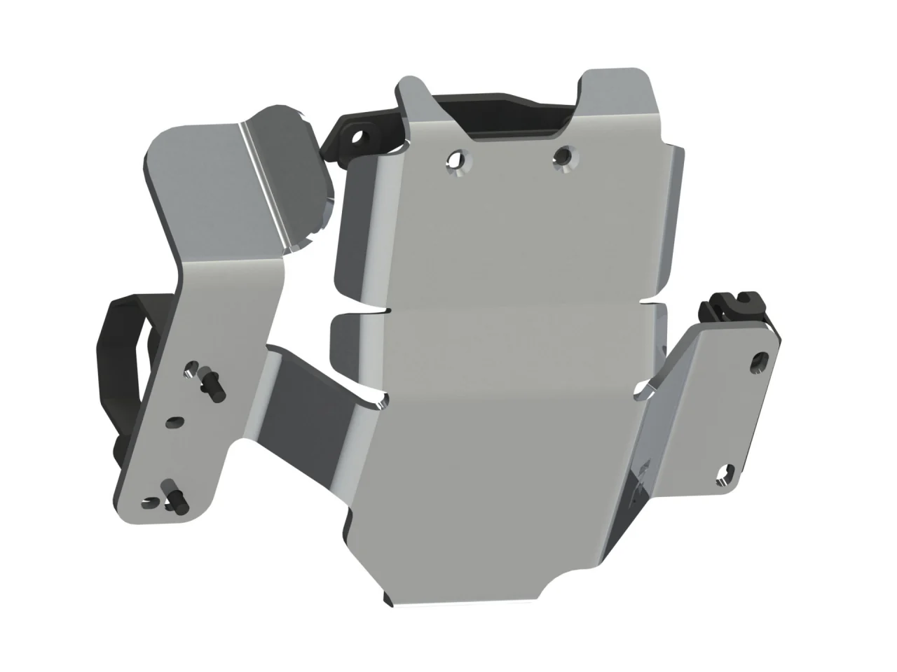 Ski protection nez pont arrière aluminium 8mm Toyota Land Cruiser Série 7 après 1999 N4-Offroad