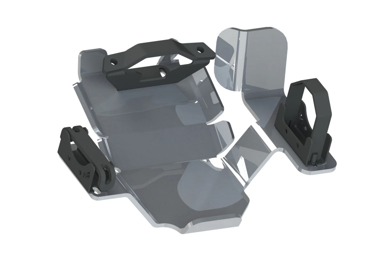 Ski protection nez pont arrière aluminium 8mm Toyota Land Cruiser Série 7 après 1999 N4-Offroad - Image 2