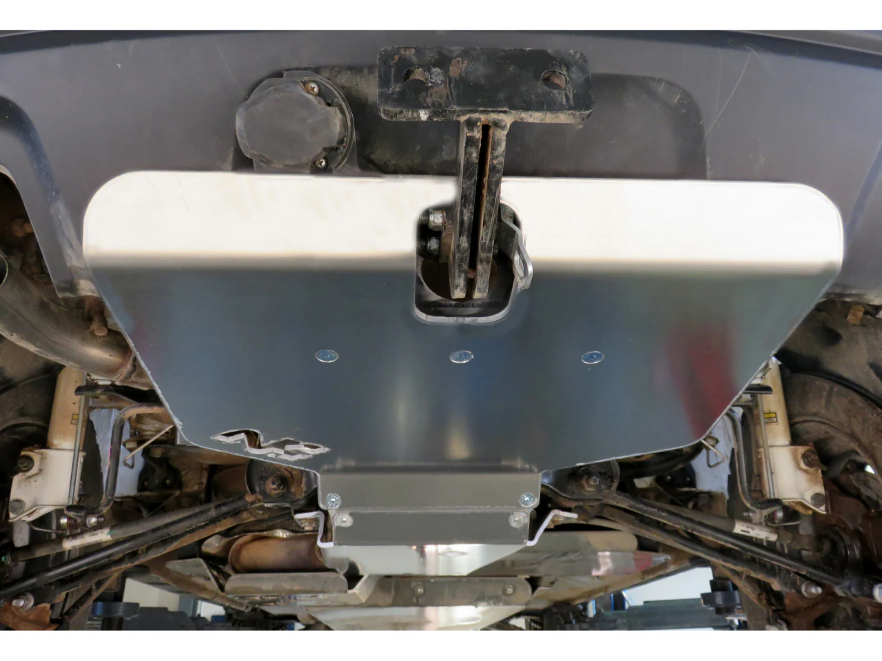 Ski protection pare chocs arrière aluminium 6mm Dacia Duster 4x4 2013-2021 sans AdBlue N4-Offroad - Image 3