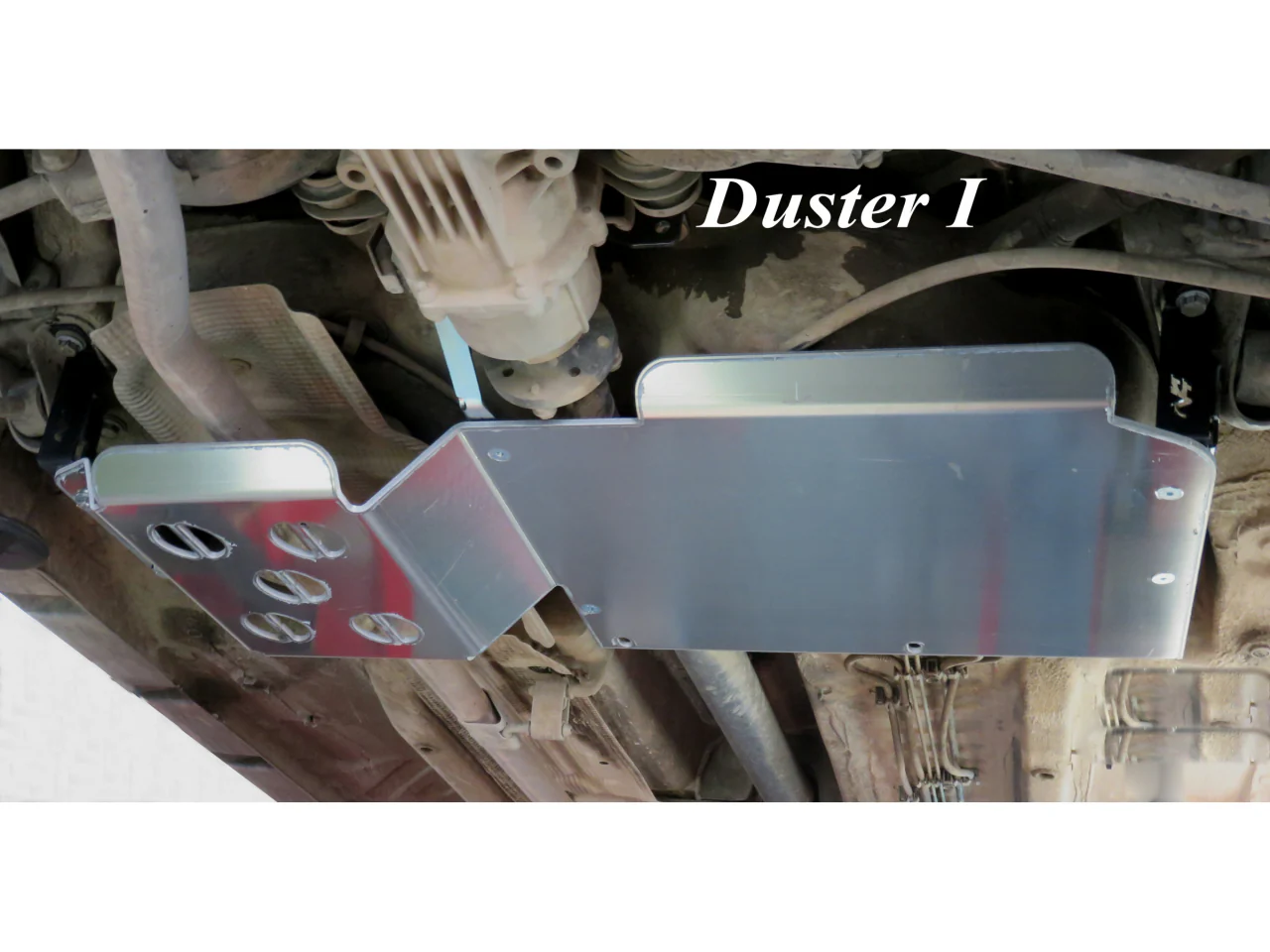 Ski protection réservoir et silencieux arrière aluminium 6mm Dacia Duster 4x4 2009-2023 N4-Offroad - Image 3