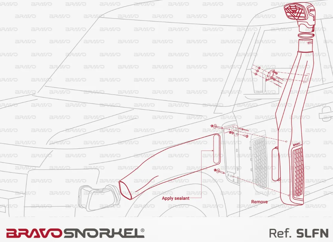 Snorkel Bravo 4x4 - Land Rover Defender 2019+ - Image 3