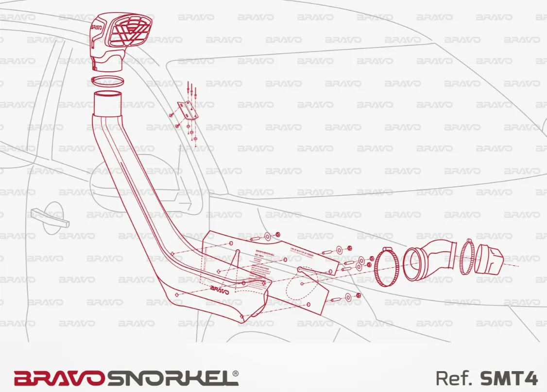 Snorkel Bravo 4x4 - Mitsubishi Triton L200 2019+ - Image 3