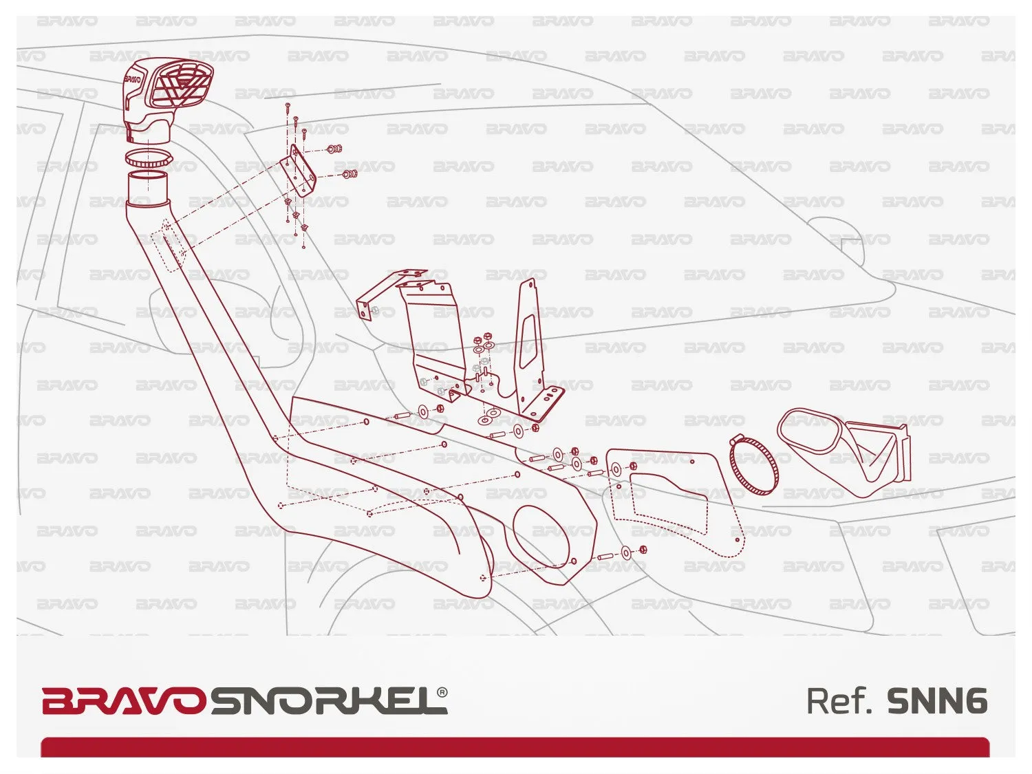 Snorkel Bravo 4x4 - Nissan Navara D23 NP300 2015+ - Image 3