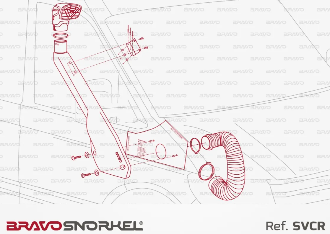 Snorkel Bravo 4x4 - Volkswagen Crafter 2017+ - Image 3
