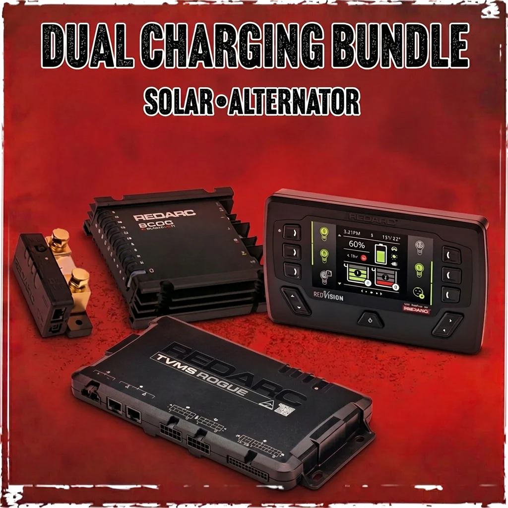 Système Gestion Batterie REDARC SOLI BCDC Alpha50R TVMS Rogue