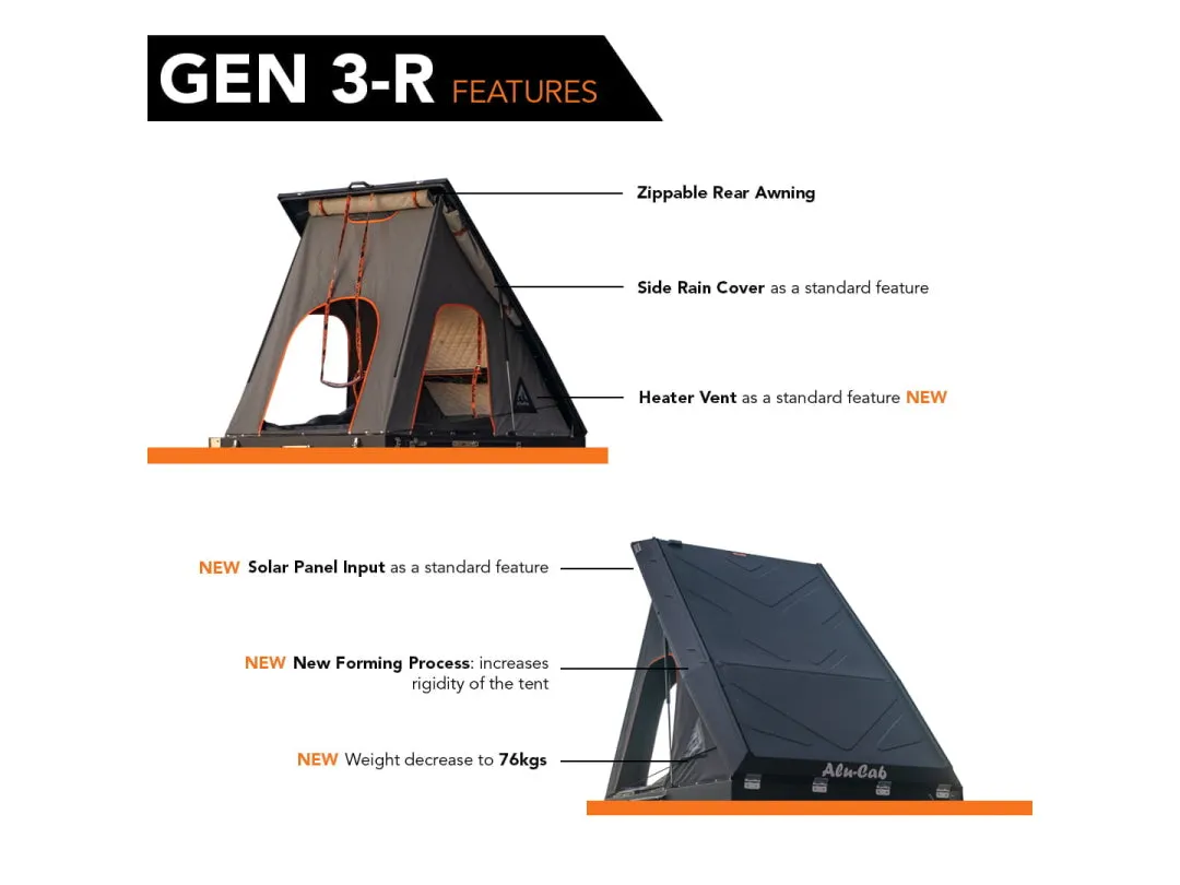 Tente de Toit Expedition Gen 3-R Noire | ALU-CAB - Image 13