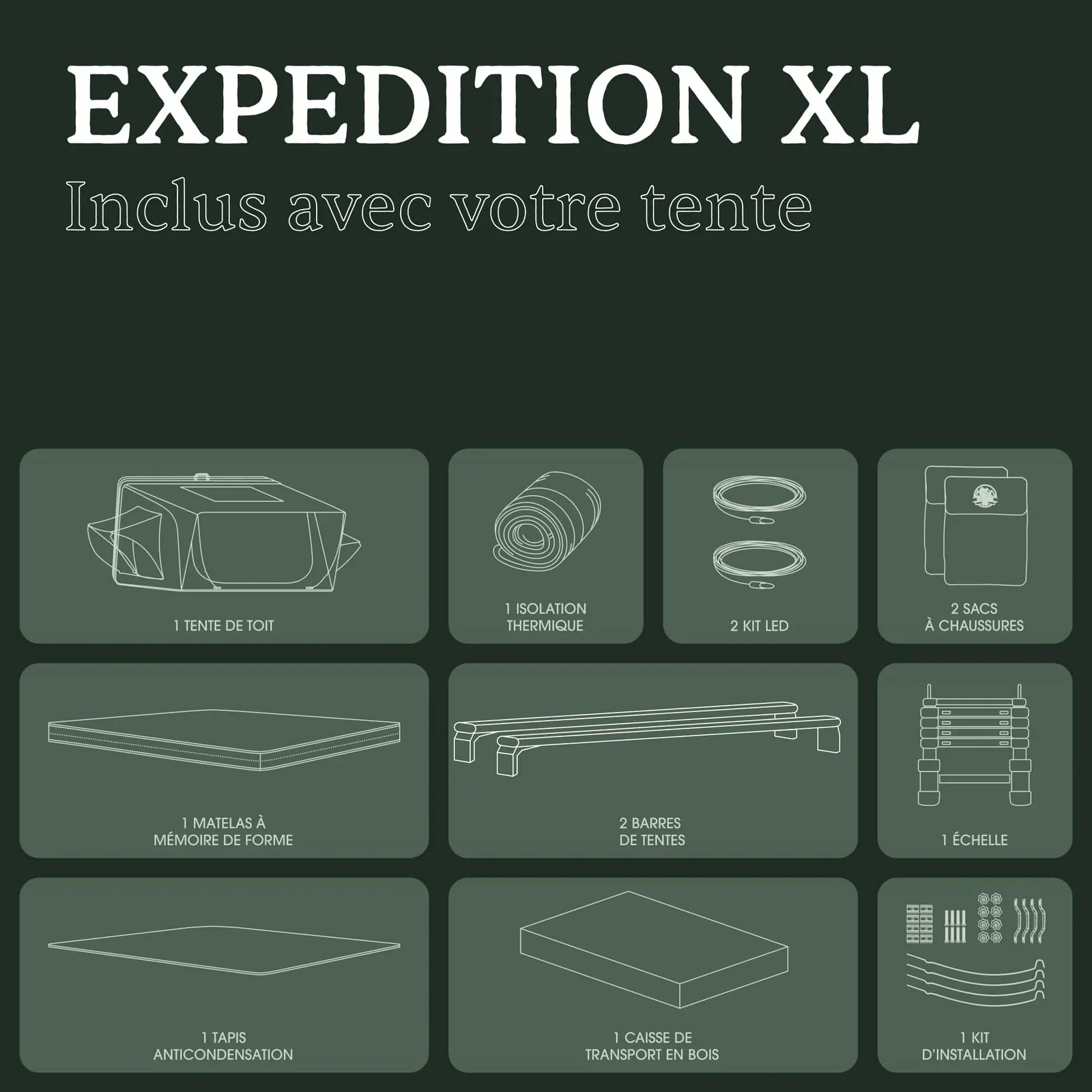 Tente de Toit Expedition XL Go Overland Canada – 4 à 5 Places - Image 18