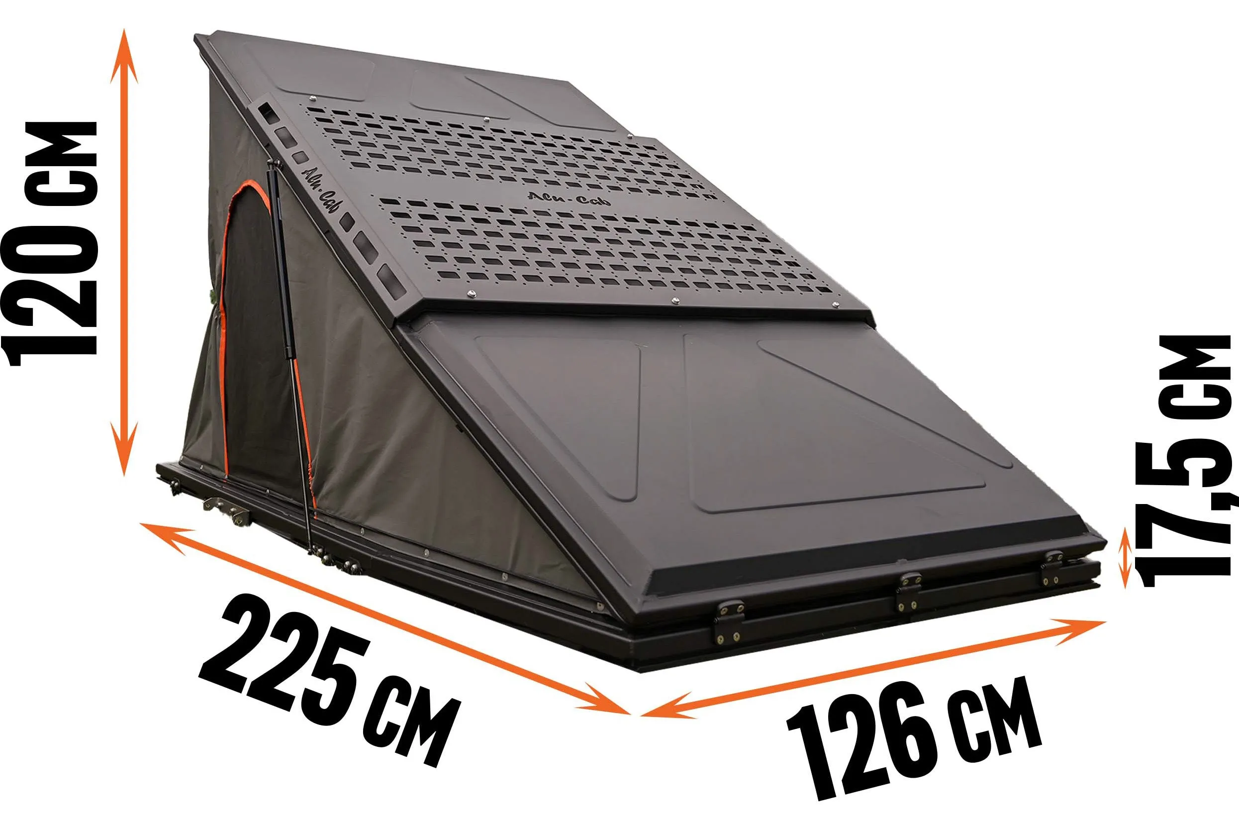 Tente de toit LT-50 Lightweight Alu-Cab | Aluminium - Image 4