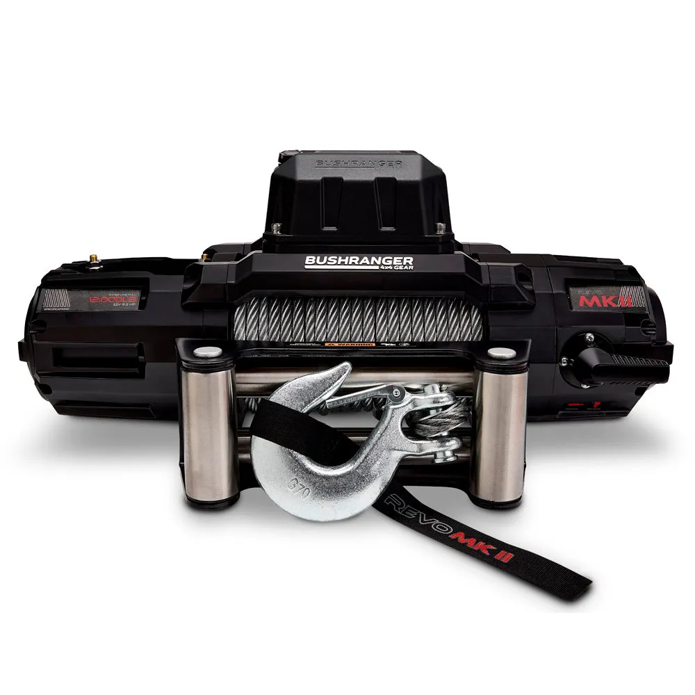 Treuil Bushranger REVO 12S MKII 5443kg - Acier ou Synthétique - Image 11