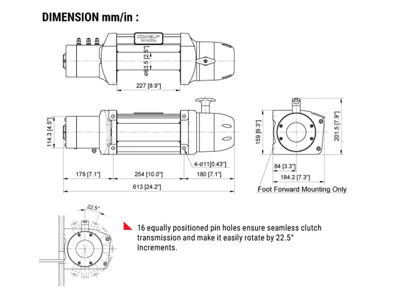 Treuil COMEUP DS 12.5 RS 12V - 5.6T | Câble Synthétique Ultra-Résistant - Image 2