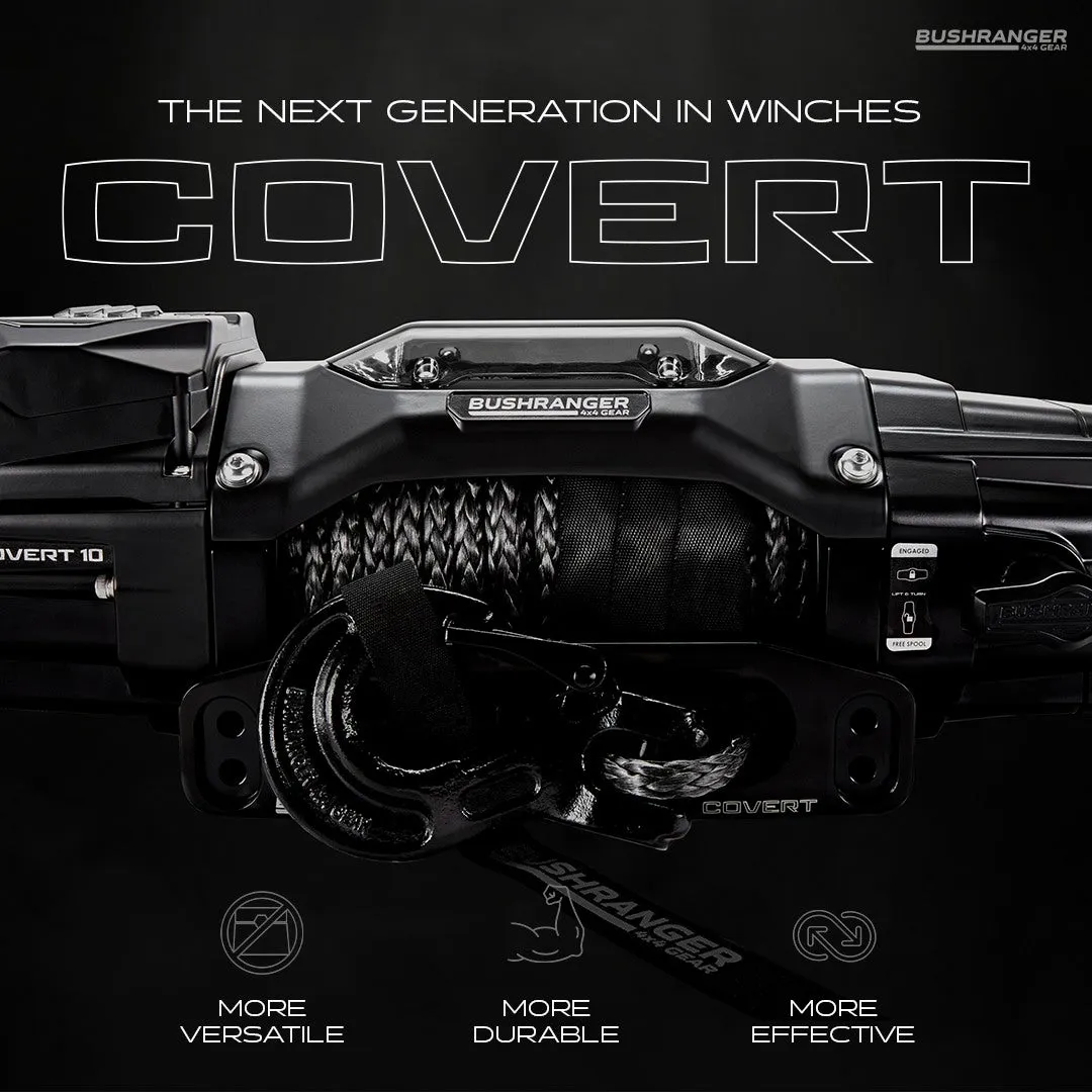 Treuil COVERT 10S Bushranger | 12V | 4536 KG | Synthetique - Image 3