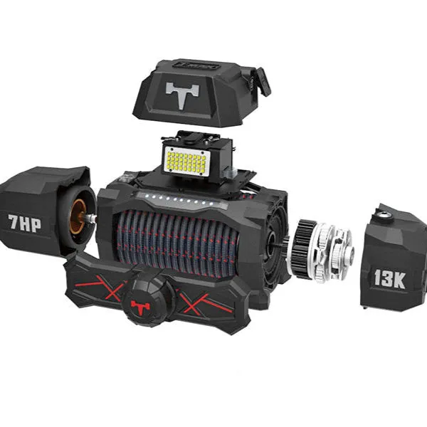 Treuil T-MAX EWI13000S TITAN FORCE VIEW | 5.9T | Câble Synthétique | 12V - Image 2