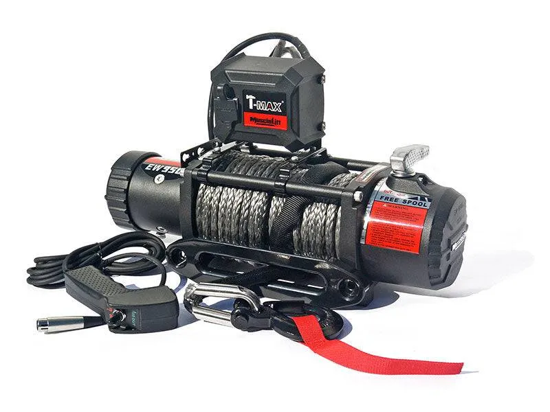 Treuil T-MAX Muscle Fit MW9500 | 4305 Kg | 12V | Cable Synthétique/Plasma - Image 4